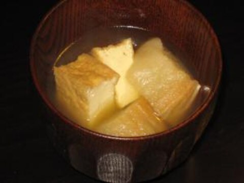 簡単に一品！ほっこり。厚揚げとふの煮物